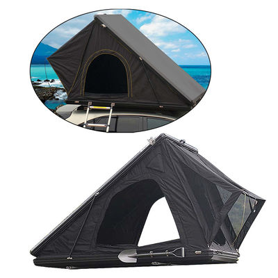 Tente de toit de voiture pour camping en plein air gris foncé