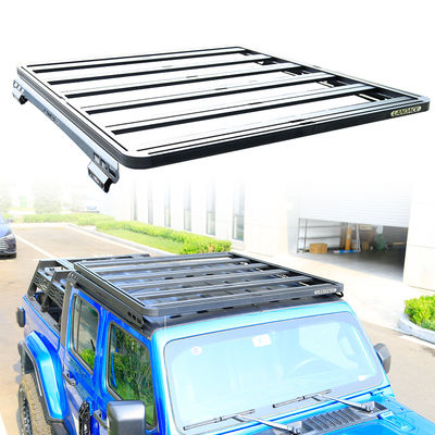 1500X1425mm AL6063-T6 Racks de toit de voiture pour Wrangler JT Plateforme de support de toit en alliage d'aluminium
