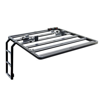 Accessoires universels Escalier latéral déployable sur le toit pour Jeep WranglerJK WranglerJL