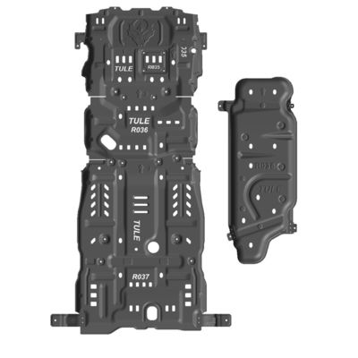 3 mm 5 mm 8 mm épaissie en alliage d'aluminium Plaque de protection de la glissière sous-corps pour Jeep Toyota Ford