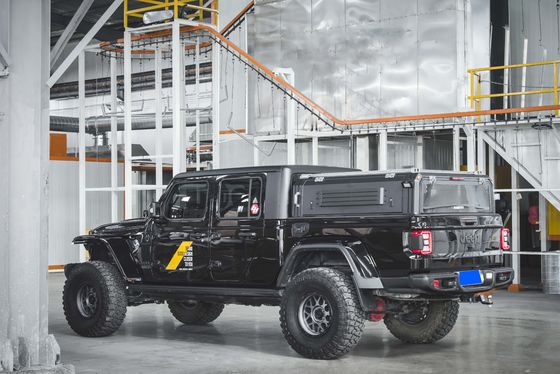 Couverture de lit de camion en alliage d'aluminium Couverture de lit haute pour Jeep Gladiator