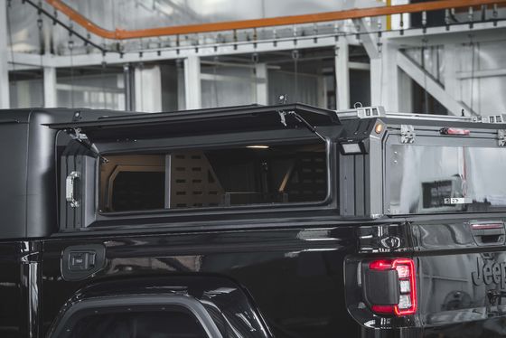 Couverture de lit de camion en alliage d'aluminium Couverture de lit haute pour Jeep Gladiator