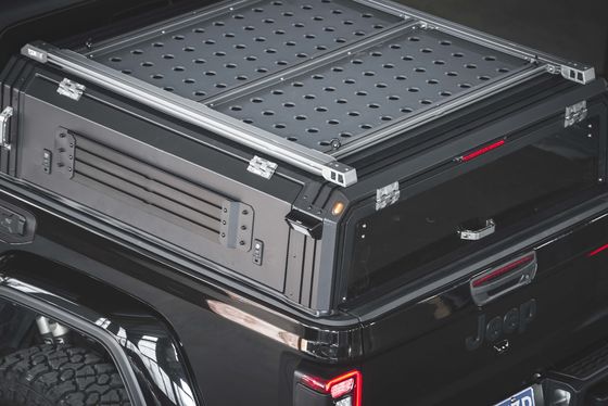 Couverture de lit de camion en alliage d'aluminium Couverture de lit haute pour Jeep Gladiator