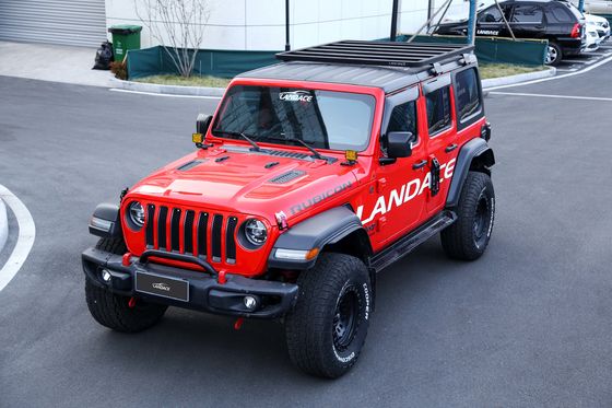 Électrophoresis porte-bagages support de toit de voiture AL6063 pour Jeep Wrangler Rubicon par JL