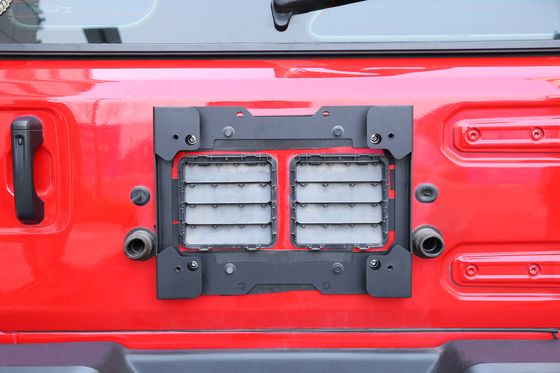 Installation sans effort 6063 Boîte de rangement de porte arrière en aluminium pour Jeep Wrangler JL JK
