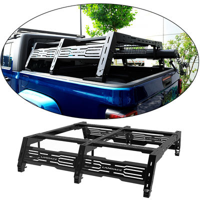 Vente à chaud Universal 4x4 réglable en acier étanche racks de toit de pick-up de camion racks de lit de l'échelle supérieure