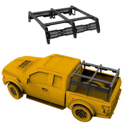 Vente à chaud Universal 4x4 réglable en acier étanche racks de toit de pick-up de camion racks de lit de l'échelle supérieure