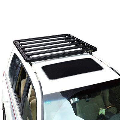 AL6063 Corbeille de support hors route LC200 Barres croisées de support de toit