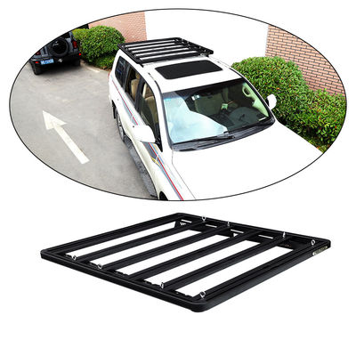 AL6063 Corbeille de support hors route LC200 Barres croisées de support de toit