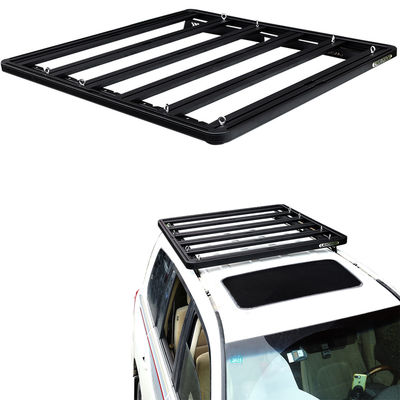 AL6063 Corbeille de support hors route LC200 Barres croisées de support de toit