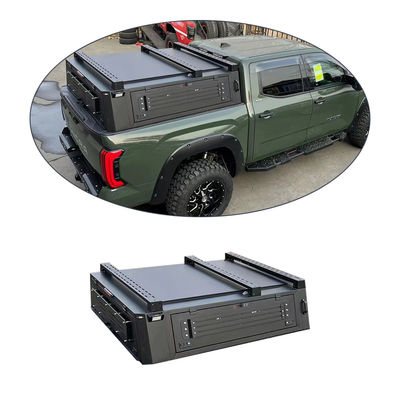 Couverture de lit de camion de type durable en alliage d'aluminium couverture de tonneaux pour Toyota Tundra 2023