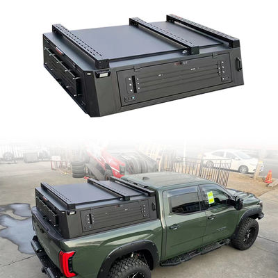 Couverture de lit de camion de type durable en alliage d'aluminium couverture de tonneaux pour Toyota Tundra 2023