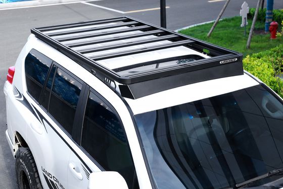 LC300 support de bagages sur le toit, panier de marchandises hors route noir, revêtu de poudre