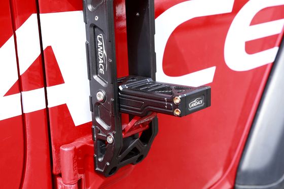 Pedale de pied en aluminium rouge noir pour Jeep Wrangler JL 4x4