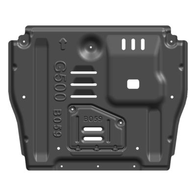 Couverture moteur et plaque de protection inférieure pour la Mercedes G500