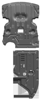 Année 2015-2016 Pièces automobiles accessoires Protection sous le corps avec revêtement en poudre