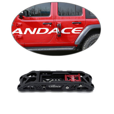 Placement des portes latérales en alliage d'aluminium pédale de crochet pour Jeep Wrangler JL JK Anodisation dure
