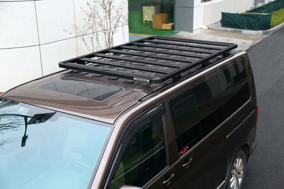 Logo personnalisé Bagages à toit en alliage d'aluminium en couche de poudre noire pour Volkswagen Multivan