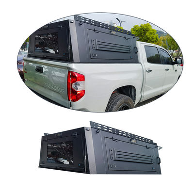 Système d'étagère de lit pour camions en acier étanche pour les auvents et les couvertures de toit dur Toyota Tacoma
