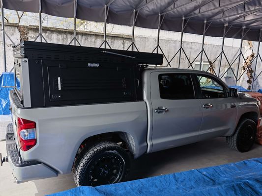 Système d'étagère de lit pour camions en acier étanche pour les auvents et les couvertures de toit dur Toyota Tacoma