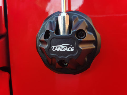 Couverture de base d'antenne radio en aluminium CNC noir pour Jeep Wrangler JK Installation sans tracas