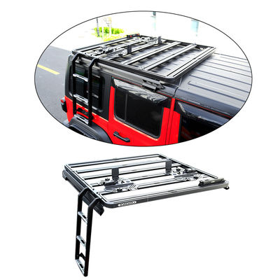 Escalier d'escalade en aluminium noir universel pour voiture tout-terrain pour Jeep Wrangler 4X4