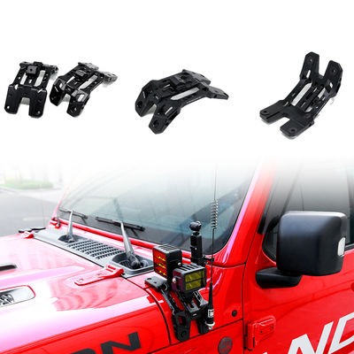 Support de montage léger de voiture en alliage d'aluminium anodisant dur pour Jeep Wrangler JL