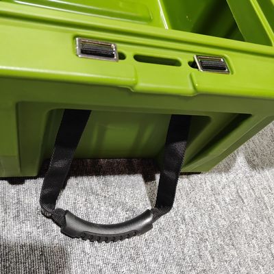 Finition de revêtement en poudre 1230*480*350mm Rack de toit lourd boîte de rangement pour le toit de voiture