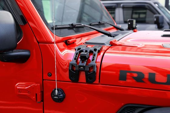Système d'éclairage intégré à support léger A-Pillar Porteur d'antenne et monture Go Pro pour Jeep JL