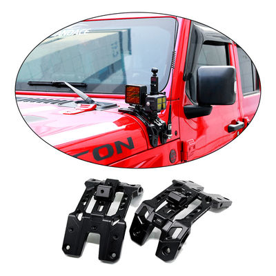 2018-2019 Wrangler JL Gladiator JT alliage d'aluminium A-Pillar pare-brise montures lumineuses support