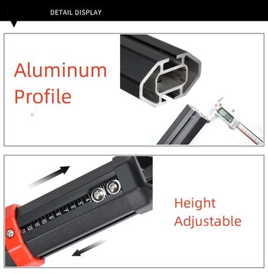 Barre à rouleaux en aluminium pour transporter des objets plus longs