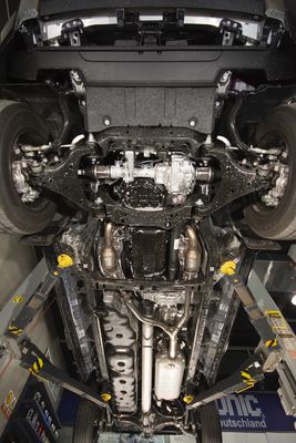 Plaque de dérapage complète pour Toyota Tundra Gris Chassis sous-carrosserie Board de protection 4x4 Couverture du moteur