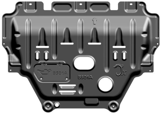 Plaque de protection en acier pour l'armure de protection sous-corps MINI-R