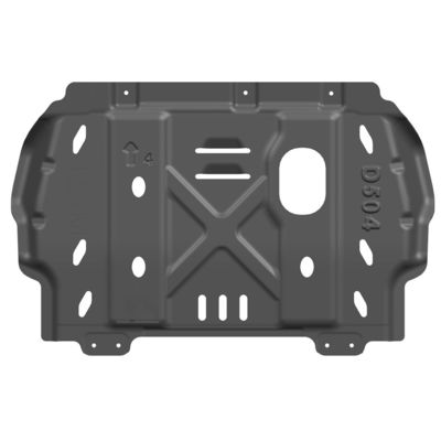 Parties automobiles de montage universel 4x4 accessoires Couverture moteur Ram 1500 Skid Plate gris