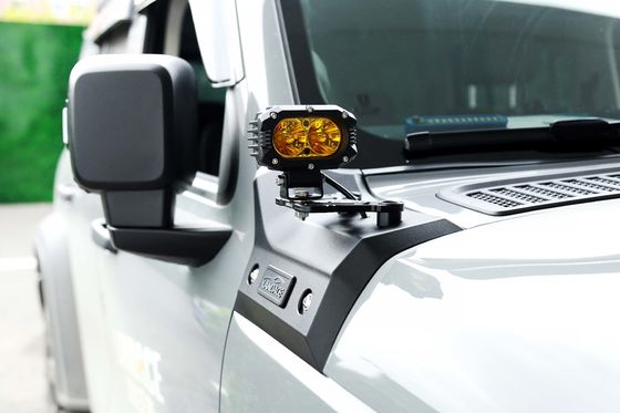 Des supports de montage conçus de manière efficace pour les jeep tank 300 A-Pillar Lights Modified PC ABS