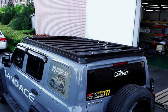 25.3 kg d'alliage d'aluminium à profil bas panier à bagages pour GWM Tank 300 Porteur de toit de voiture