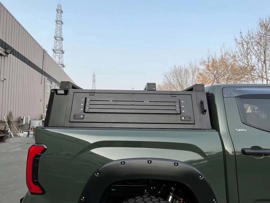 Couverture de lit Toyota Tundra noir avec monture de coffre et construction en aluminium