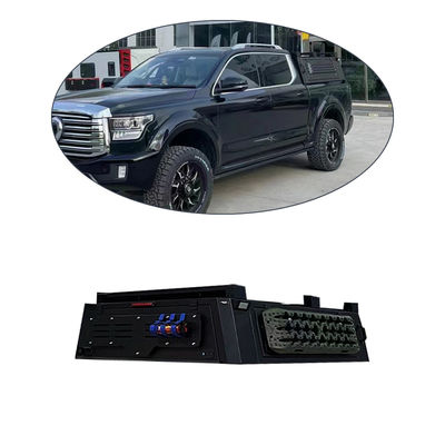 27 kg couverture de lit bas en alliage d'aluminium noir pour GWM POER pick truck couverture arrière voiture