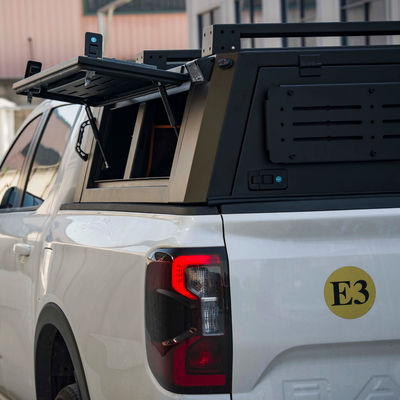 JMC DADAO 4x4 Pickup Truck Canopy Haut- Noir en poudre enduit Truck Camper Lit semi-haute