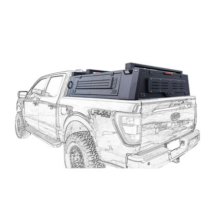 Couverture en aluminium pour Jeep Gladiator F150 Toyota Tacoma Installation sans effort
