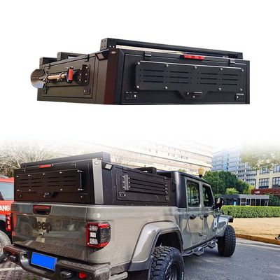 Capot de camion tout-terrain imperméable à l'eau alliage d'aluminium pour Jeep Gladiator 170*164*68