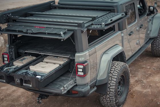 Accessoires automobiles de type dur 4x4 Alliage d'aluminium Gladiator Pickup Truck Lit Topper à toit dur pour Jeep