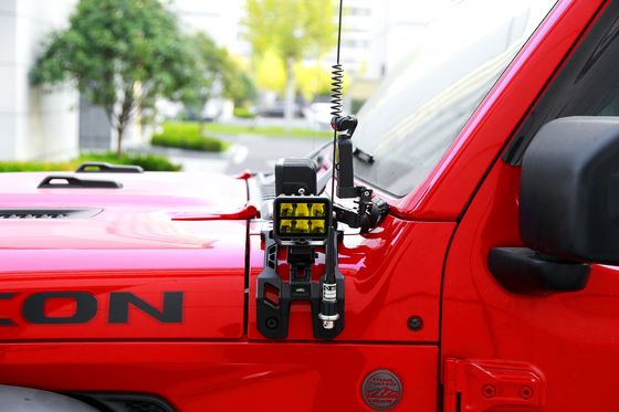 Accepté par l'OEM haut-alliage d'aluminium LED de conduite de la lumière de support Un pilier monté pour Jeep JL