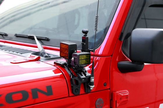 Accepté par l'OEM haut-alliage d'aluminium LED de conduite de la lumière de support Un pilier monté pour Jeep JL