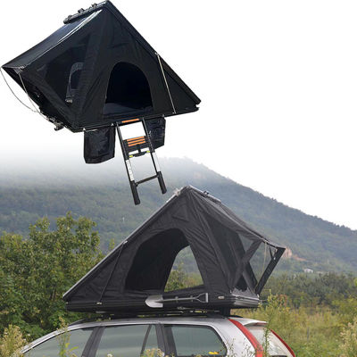 Tente de toit de voiture pour camping en plein air gris foncé