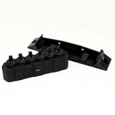 Année universelle Année universelle BLACK 6 Gang LED Panneau de commande de voiture Système de relais électronique