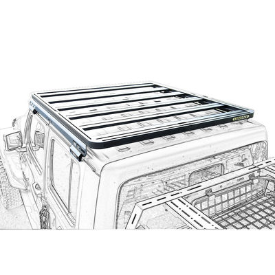 Accessoires extérieurs plateau de support de roulement pour Jeep Wrangler JT