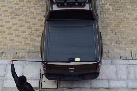 Couvercle de lit pour camion à rouleaux raccourcis en aluminium noir pour ISUZU D MAX