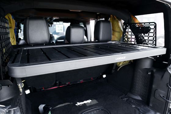 Étagère de chargement en métal massif de style mécanique pour Jeep Wrangler JK 4x4 L Porteur intérieur de voiture