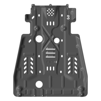 2000 Tacoma Hilux Ranger Raptor Plaque de dérapage avec plaque de 4,0 mm/5,0 mm Magnalium/acier
